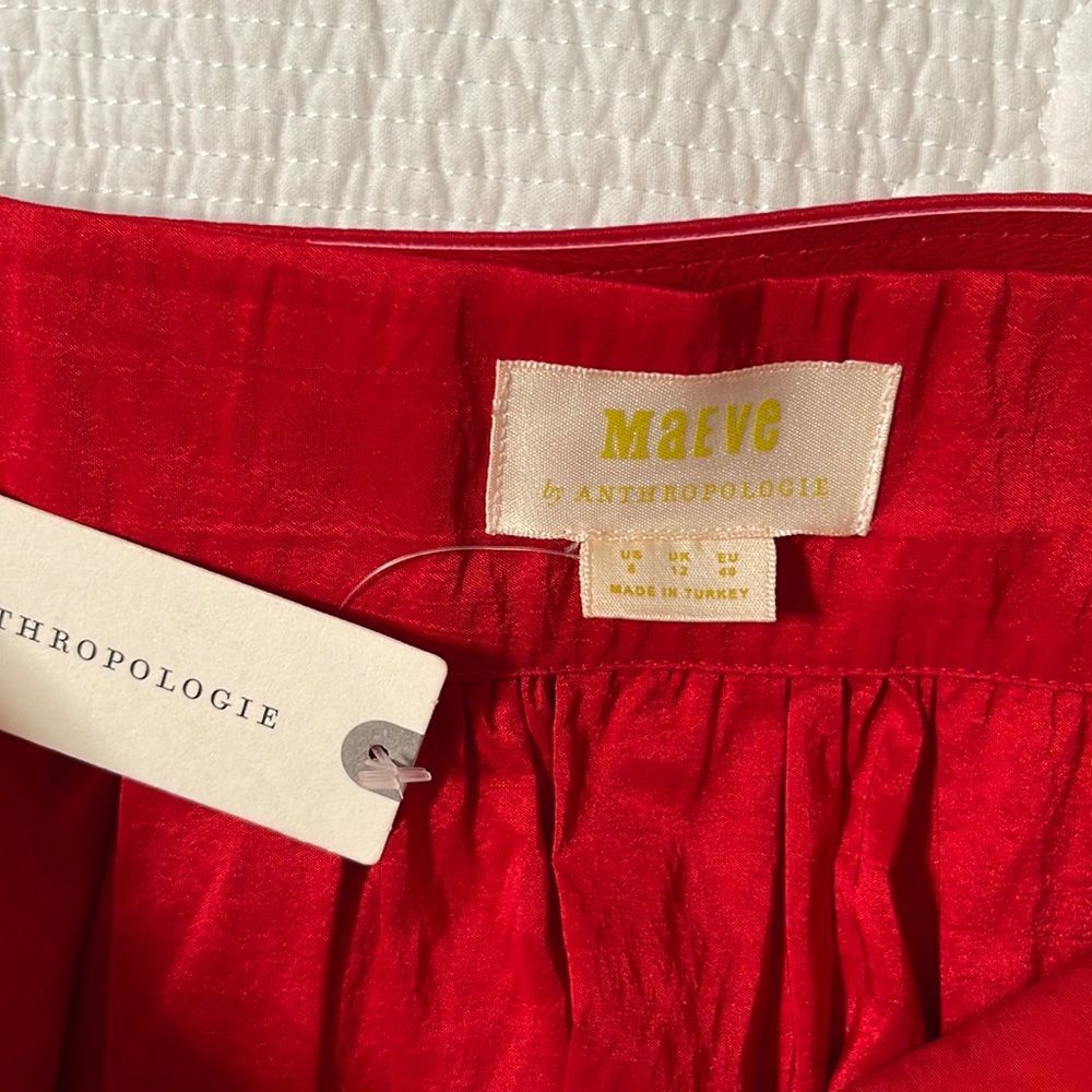 Anthropologie Maeve Belted Maxi Skirt Size 8 - Picture 6 of 8